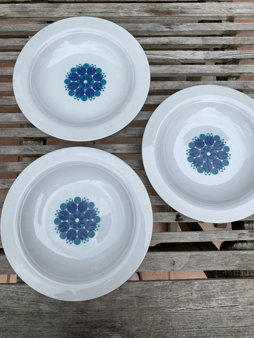 3x Thomas porcelain Mid Seventies plate