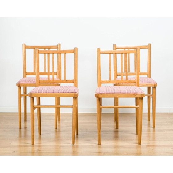 Image 1 of Set of 4 vintage dining chairs from Ton 1970s