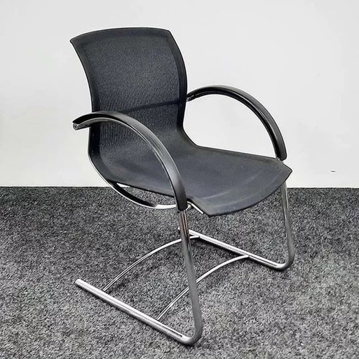 3 X Haworth Meeting Chair Black