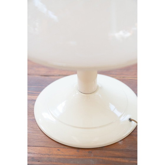 Image 1 of Vintage Space Age mushroom lamp in aluminum and glass by Steinhauer, 1970