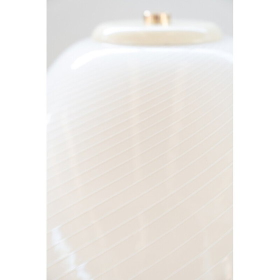 Image 1 of Vintage Space Age mushroom lamp in aluminum and glass by Steinhauer, 1970