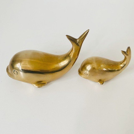 Image 1 of Set di balene vintage in ottone