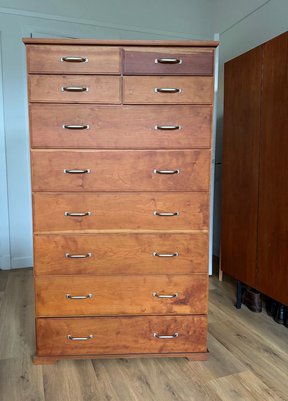 Image 1 of Van Heals London cherry chest of drawers