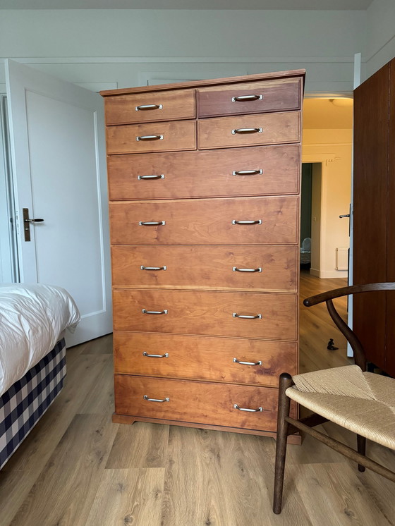 Image 1 of Van Heals London cherry chest of drawers