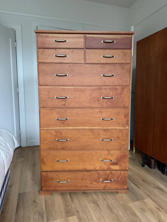 Image 1 of Van Heals London cherry chest of drawers