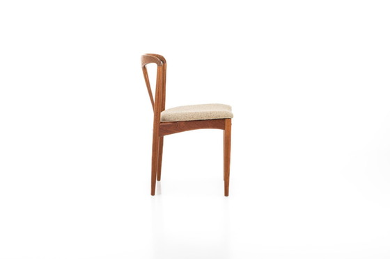 Image 1 of Set Of Six 'Juliane' Dining Chairs By Johannes Andersen For Uldum Mobelfabrik - Zes Stoelen