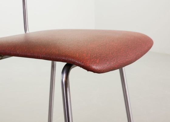 Image 1 of Dutch Design Style Gispen Desk / Dining chairs Model 1262 by André Cordemeyer. Netherlands, 1960s. 