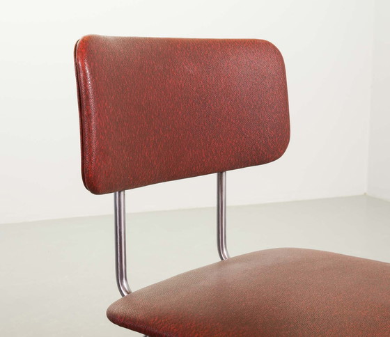 Image 1 of Dutch Design Style Gispen Desk / Dining chairs Model 1262 by André Cordemeyer. Netherlands, 1960s. 