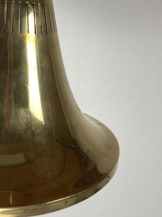 Image 1 of Scandinavian Brass Hanging Pendant Lamp By Hans Agne Jakobson For Markaryd