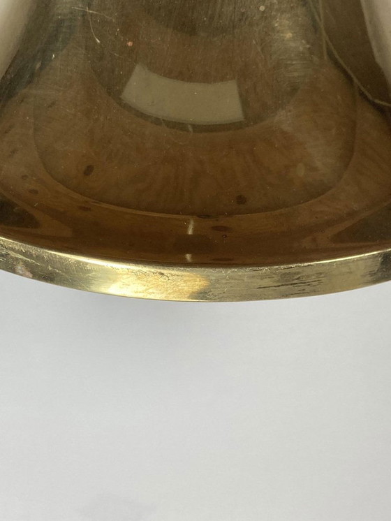 Image 1 of Scandinavian Brass Hanging Pendant Lamp By Hans Agne Jakobson For Markaryd