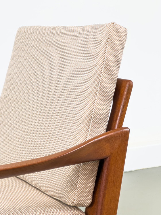 Image 1 of Danish Teak Lounge Chair By Illum Wikkelsø For Niels Eilersen, 1960S