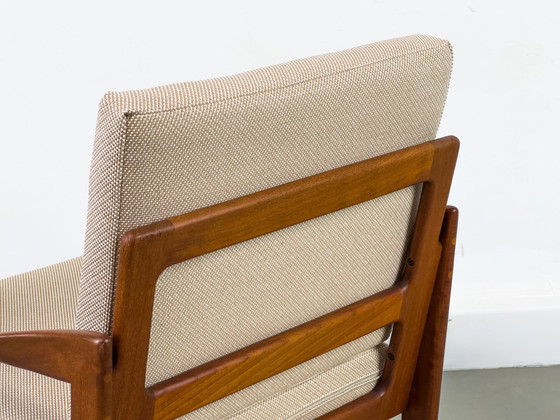 Image 1 of Danish Teak Lounge Chair By Illum Wikkelsø For Niels Eilersen, 1960S