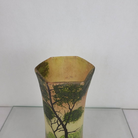 Image 1 of Art Nouveau Diabolo vase by François Théodore Legras