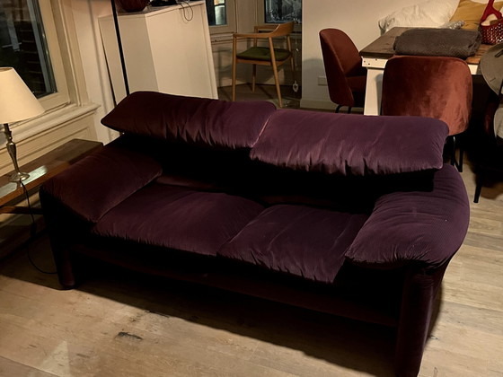 Image 1 of 2X 2-Seater Cassina Maralunga