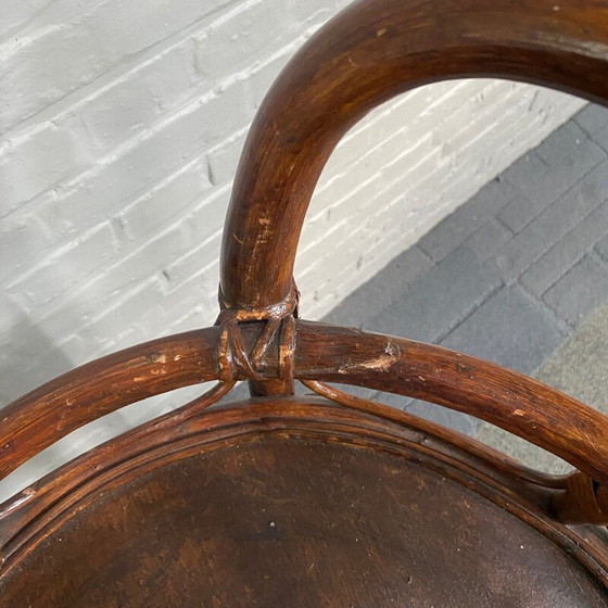 Image 1 of Vintage 2-tier rattan and bamboo bar cart, Italy 1960