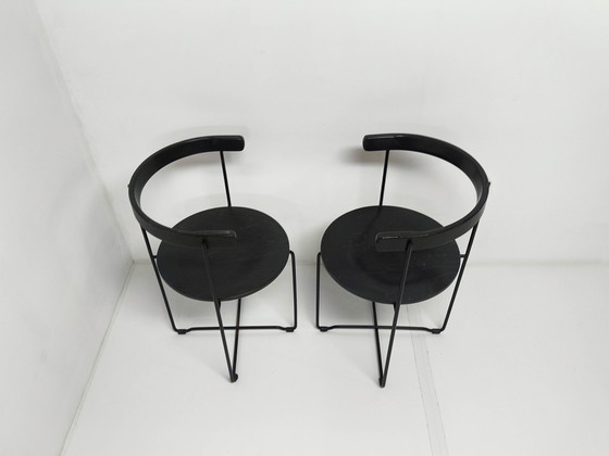 Image 1 of 2X Kusch & Co Soley 2750 Folding Chairs By Valdimar Harðarson