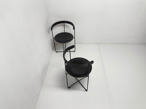 Image 1 of 2X Kusch & Co Soley 2750 Folding Chairs By Valdimar Harðarson