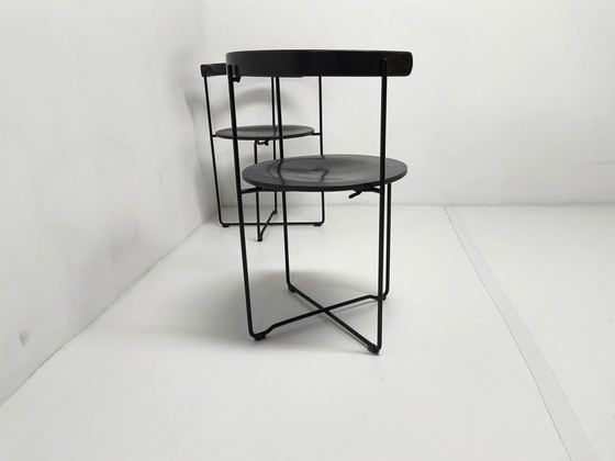 Image 1 of 2X Kusch & Co Soley 2750 Folding Chairs By Valdimar Harðarson