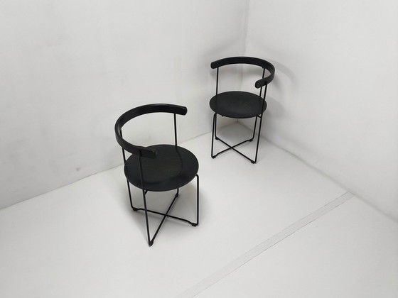 Image 1 of 2X Kusch & Co Soley 2750 Folding Chairs By Valdimar Harðarson