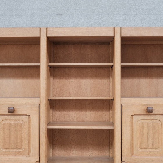 Image 1 of Vintage oakwood cabinet by Guillerme and Chambron, France 1960s