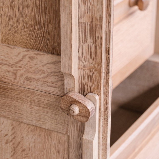 Image 1 of Vintage oakwood cabinet by Guillerme and Chambron, France 1960s