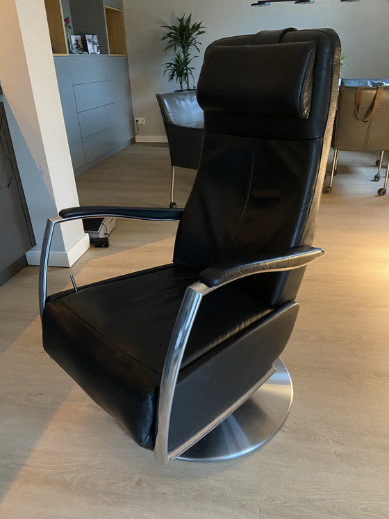 Image 1 of Prominent Relax Chair Black Leather