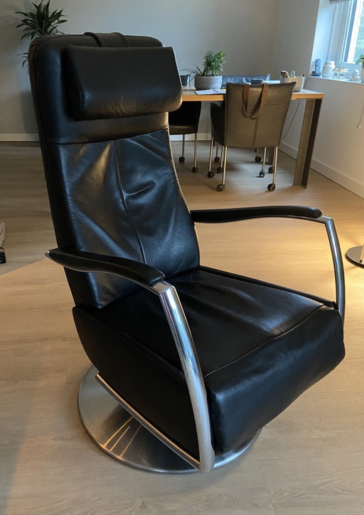 Prominent Relax Chair Black Leather