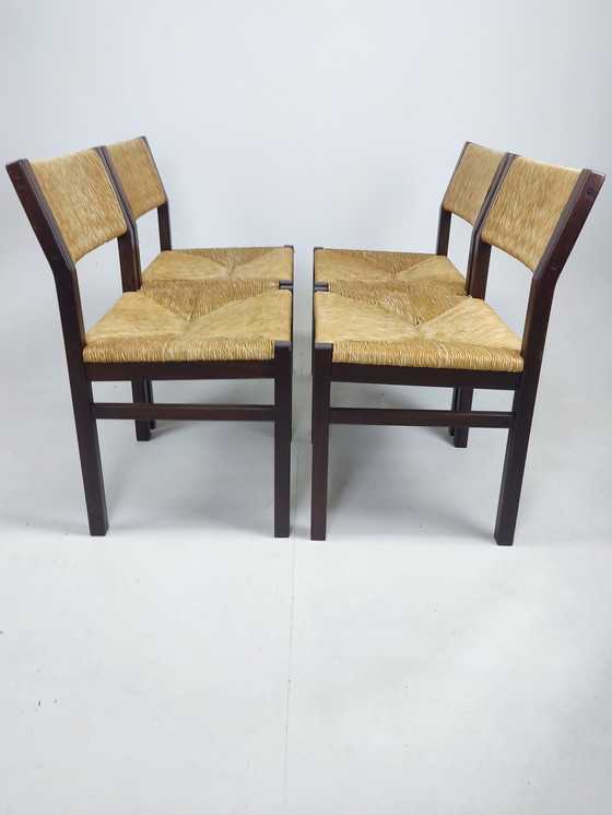 Image 1 of 4x Pastoe by Cees Braakman chaise de salle à manger