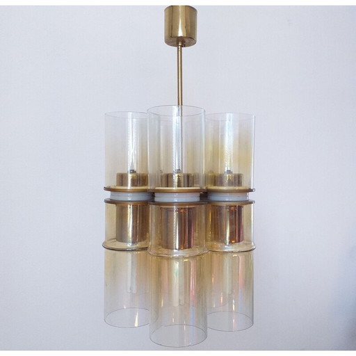 Mid-century chandelier by Kamenicky Senov, 1970s