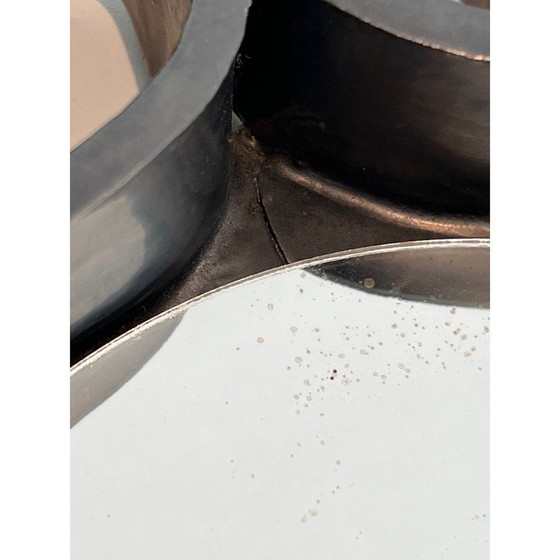 Image 1 of Specchio vintage in ceramica e corda, 1970