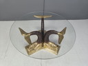 Vintage Brass Koi Coffee Table, 1960S