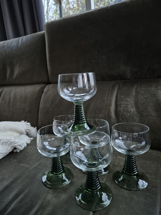 Image 1 of 6 Roemer Wine Glasses