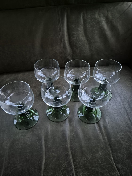 Image 1 of 6 Roemer Wine Glasses