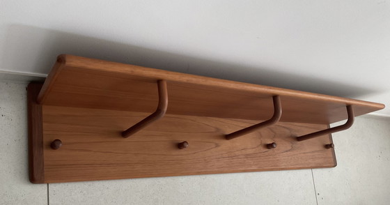 Image 1 of Teak wall coat rack Kai Kristiansen