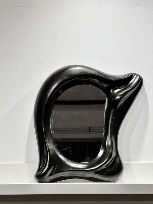 Rare Miroir Georges Jouve Et Marcel Asselbur