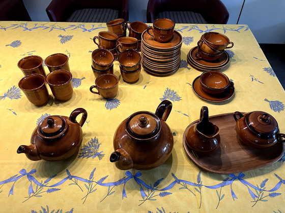 Image 1 of Faïencerie St Clémentt provencal Pottery service