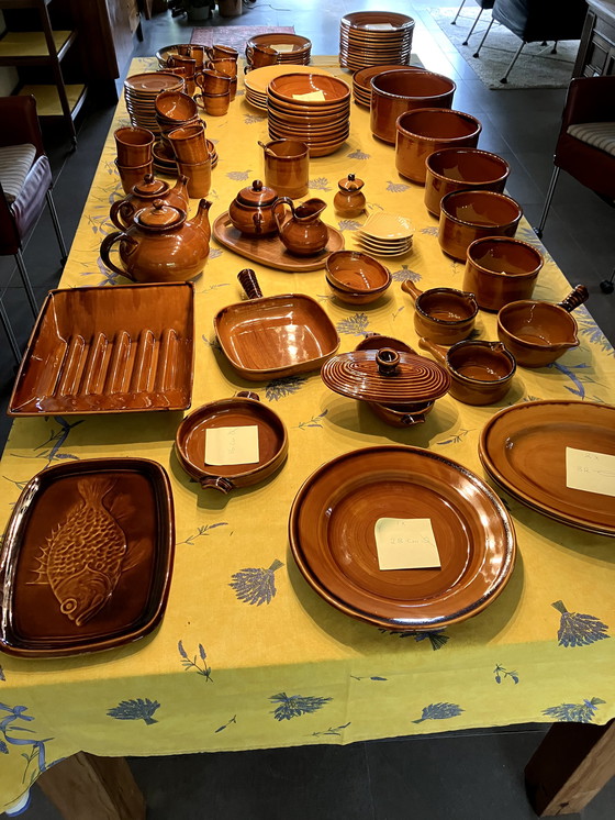 Image 1 of Faïencerie St Clémentt provencal Pottery service