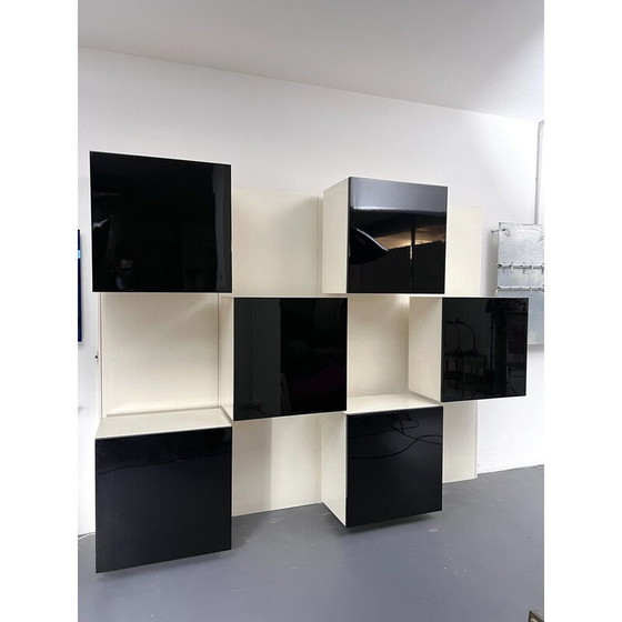 Image 1 of Libreria vintage in legno di Roberto Monsani per Acerbis, Italia, anni '70