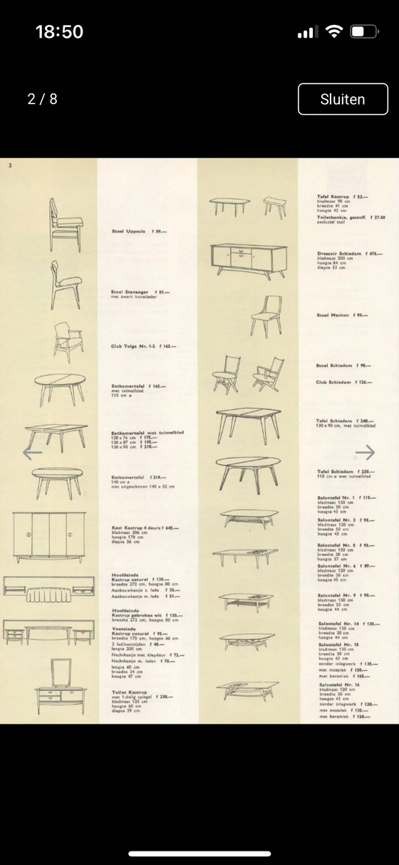 Image 1 of 4x Chaise Louis Van Teeffelen