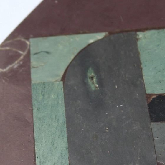 Image 1 of Vintage multi-colored coffee table by Pierre Elie Gardette, 1980