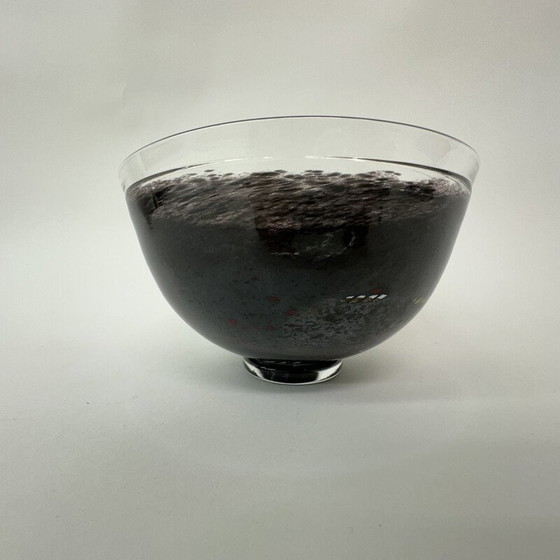 Image 1 of Vintage "Satellite bowl" glass vase by Bertil Vallien for Kosta Boda, Sweden 1990