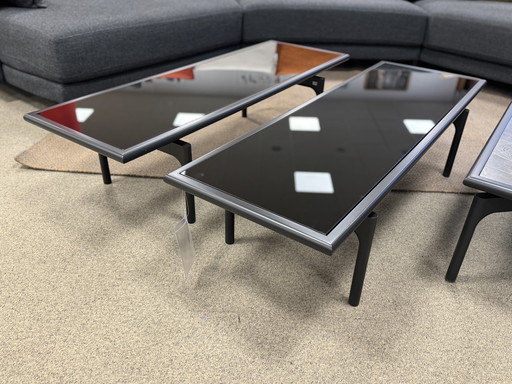 Rolf Benz 901 413 Coffee Table Black Glass L126