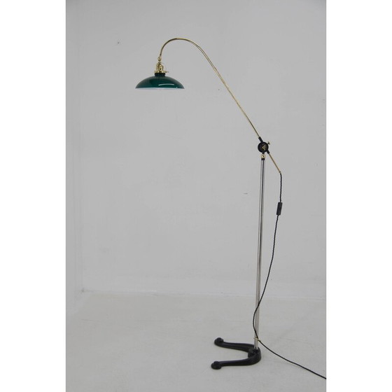 Image 1 of Vintage Art Deco adjustable floor lamp, Denmark 1940