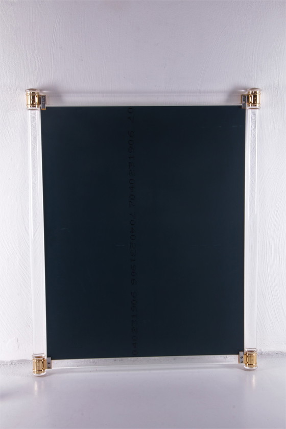 Image 1 of Charles Hollis Jones Large Plexiglas Wall Mirror,1970 USA