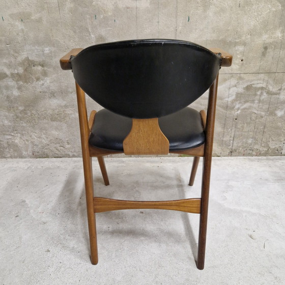 Image 1 of Sedia da ufficio vintage in corno di mucca