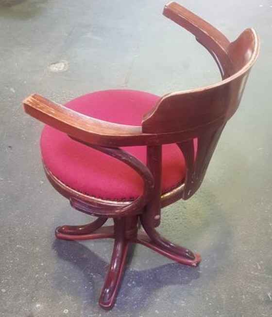 Image 1 of Office Swinging Chair Captains Chair In Wood