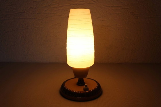 Image 1 of Art Deco brass table lamp