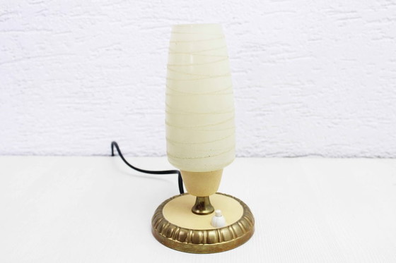 Image 1 of Art Deco brass table lamp