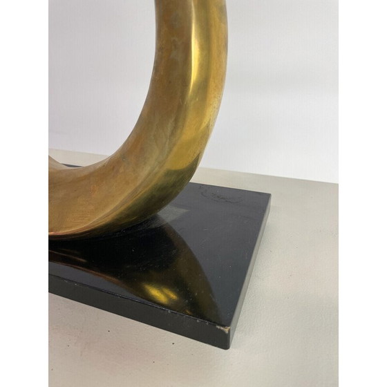 Image 1 of Mid-century brass bird sculpture, 1970s