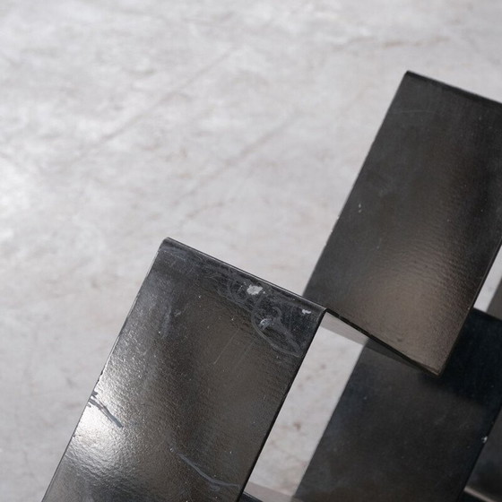 Image 1 of Vintage bent steel bookshelf, France 1960